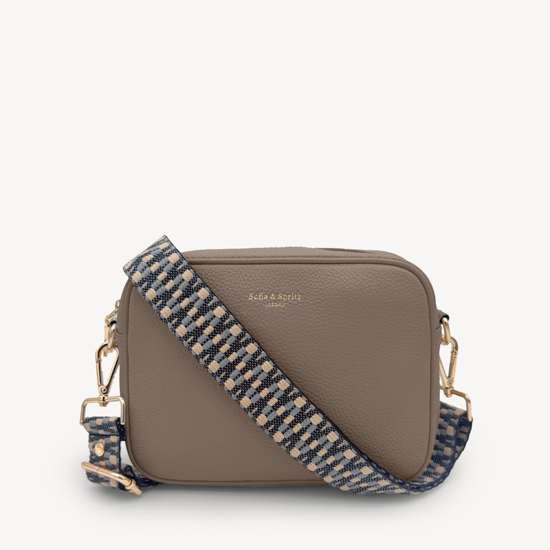 Blue & Stone Zigzag Strap