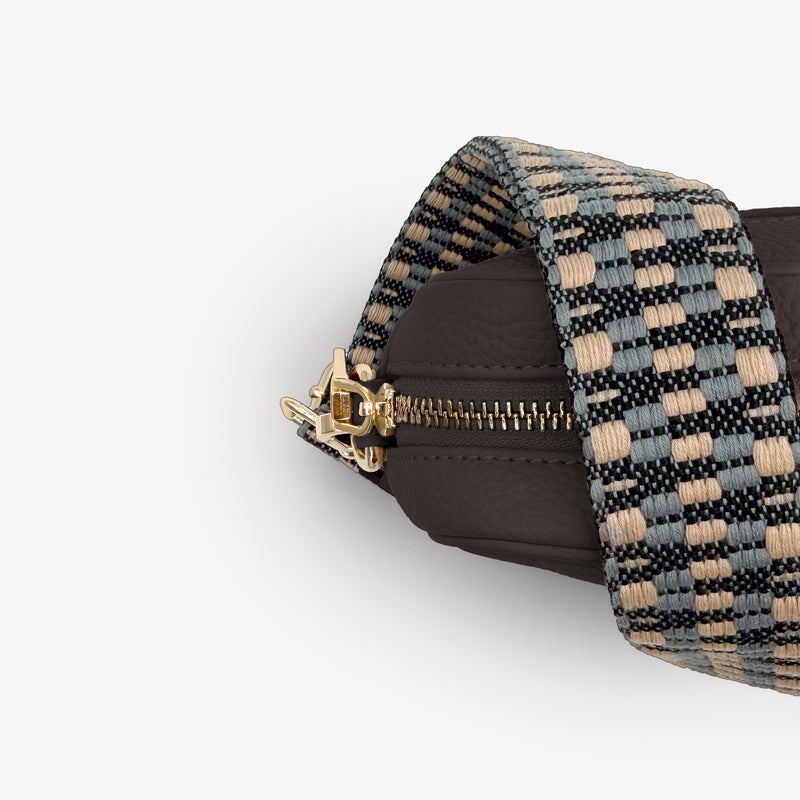 Blue & Stone Zigzag Strap