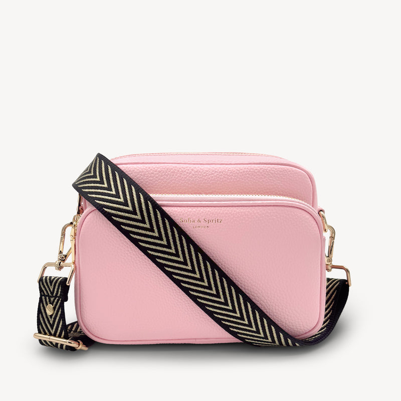 Black & Gold Chevron Strap