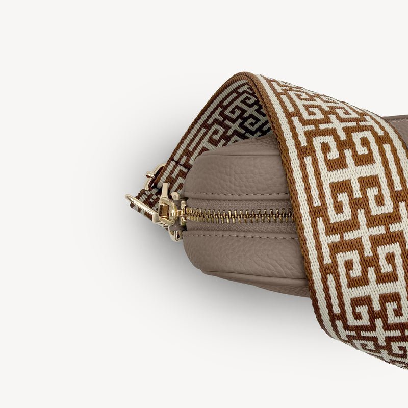 Tan & Stone Greek Strap