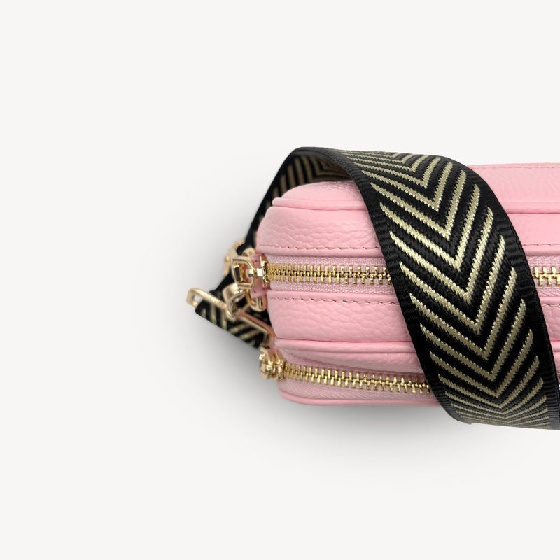 Black & Gold Chevron Strap