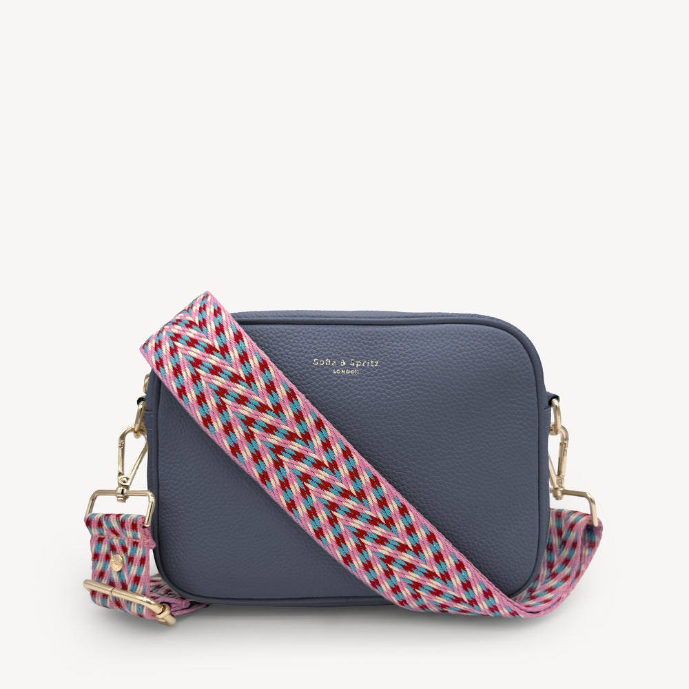 Pink & Blue Herringbone Strap thumbnail-image-37