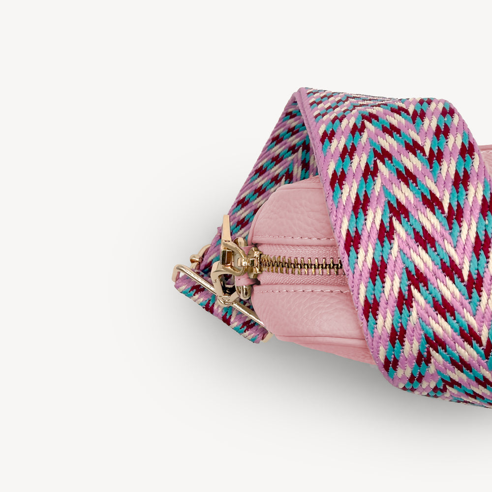 Pink & Blue Herringbone Strap thumbnail-image-32