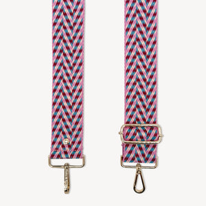 Pink & Blue Herringbone Strap thumbnail-image-1
