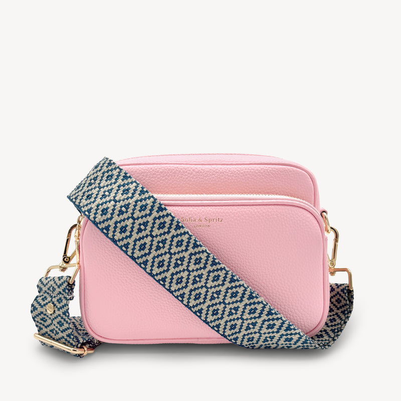 Blue & Stone Embroidered Strap