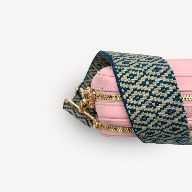 Blue & Stone Embroidered Strap