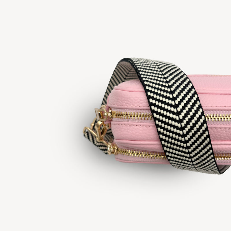 Black & White Chevron Strap