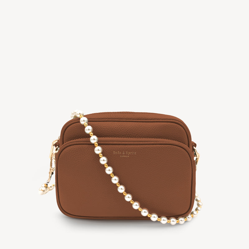 Pearl & Gold Bead Strap