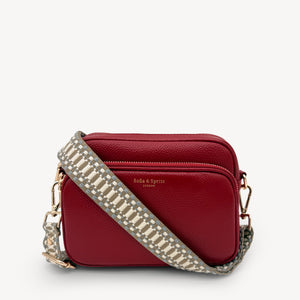 Taupe & White Stitch Strap thumbnail-image-11
