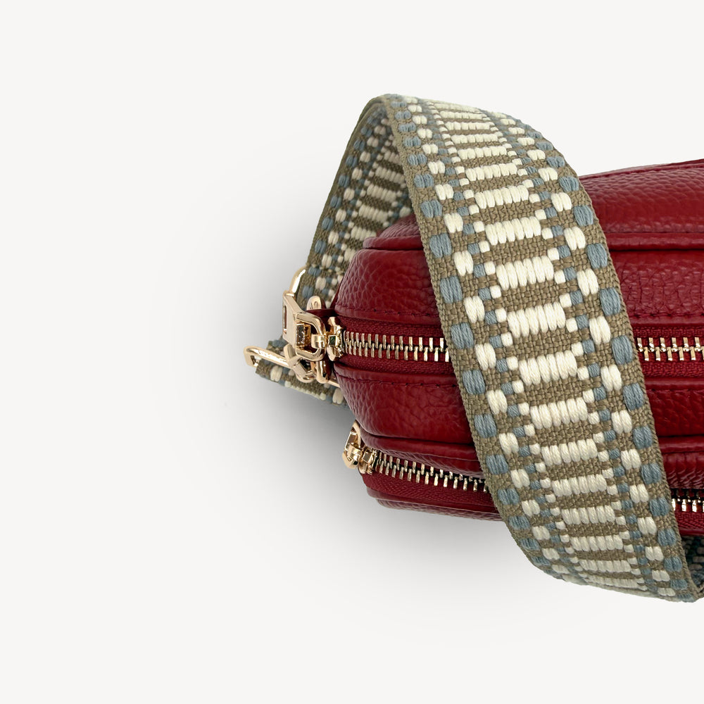 Taupe & White Stitch Strap thumbnail-image-12