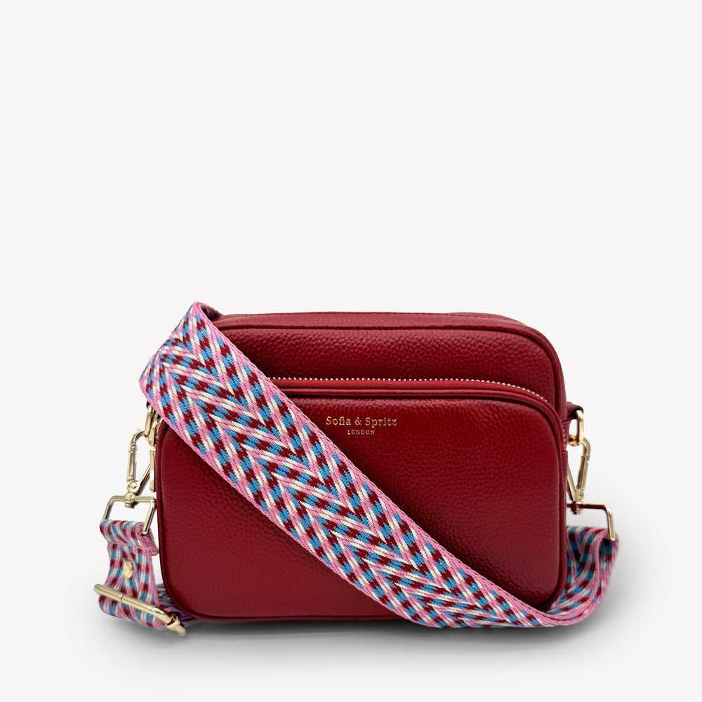 Pink & Blue Herringbone Strap thumbnail-image-3