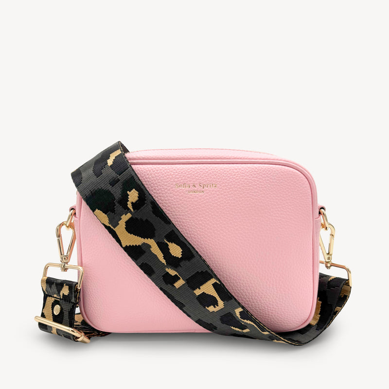 Grey & Gold Leopard Strap