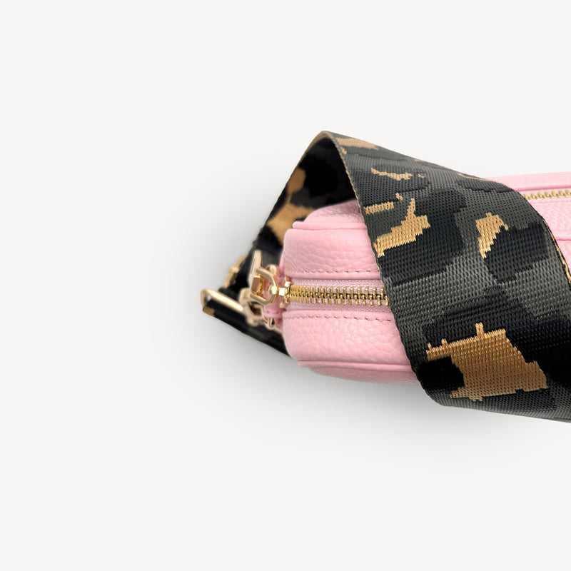 Grey & Gold Leopard Strap