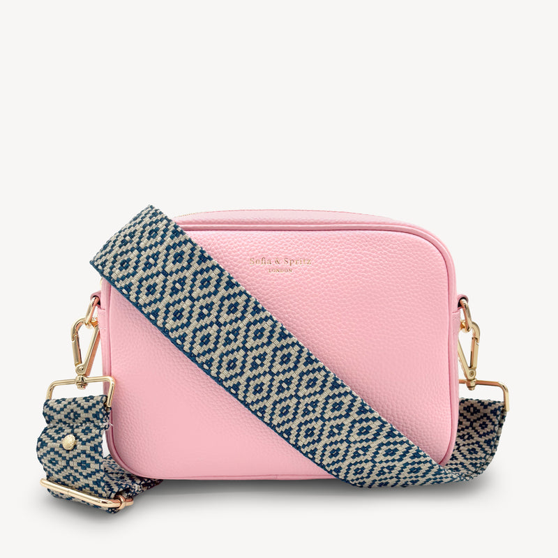 Blue & Stone Embroidered Strap