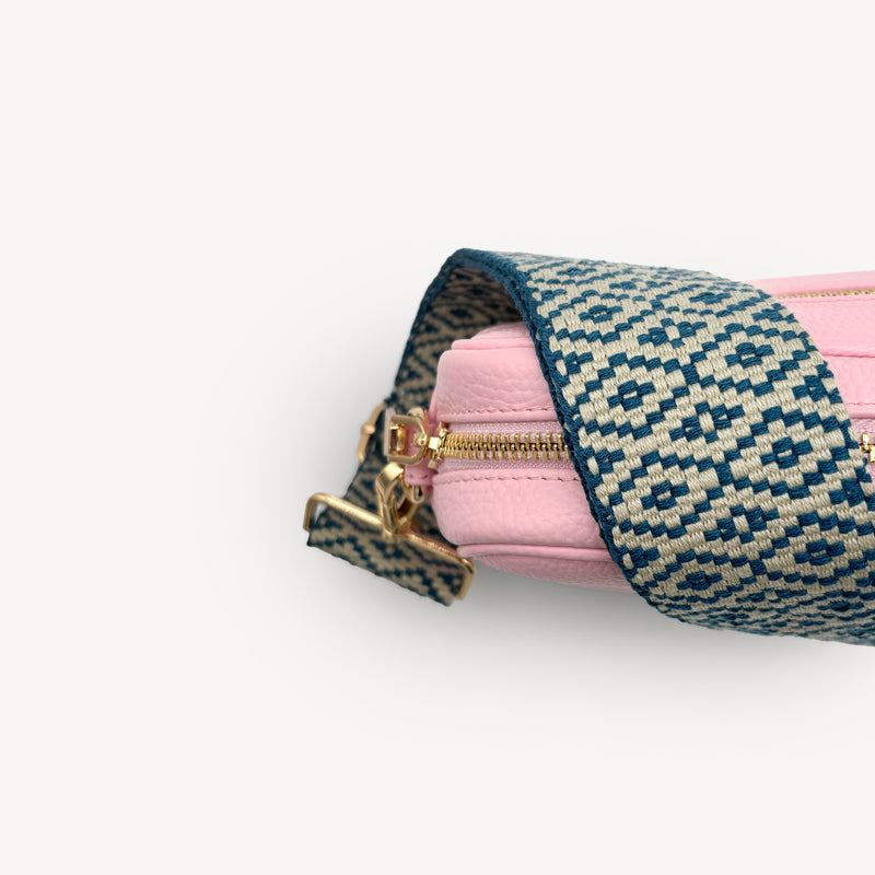 Blue & Stone Embroidered Strap