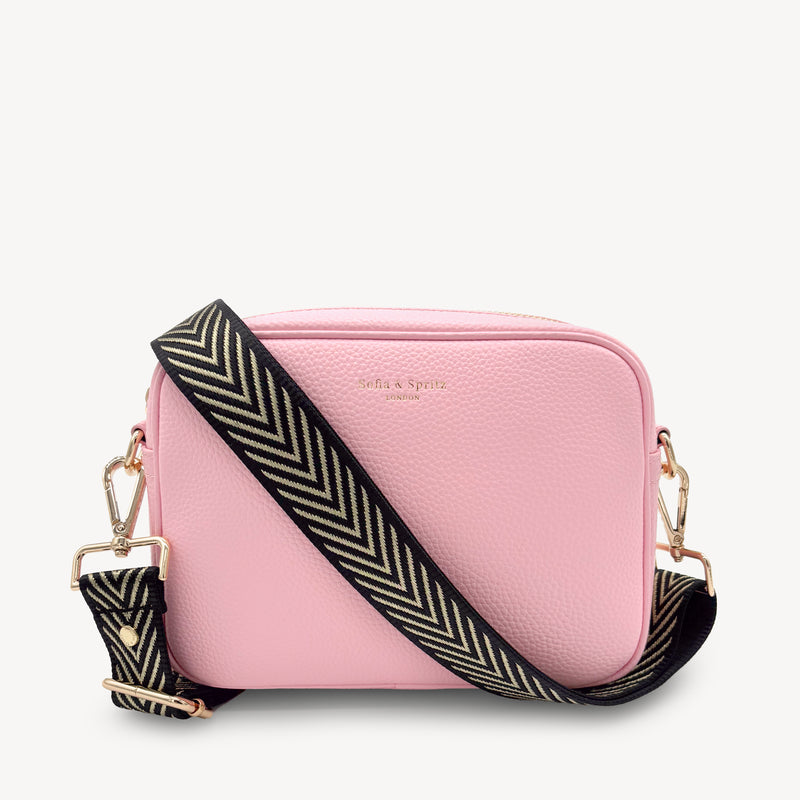 Black & Gold Chevron Strap