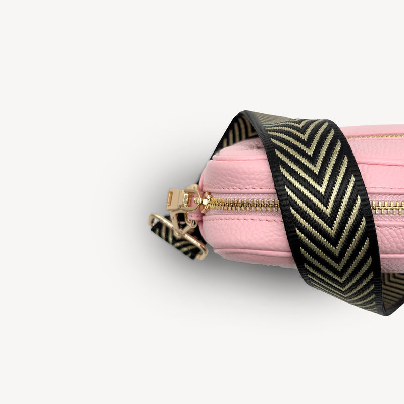 Black & Gold Chevron Strap