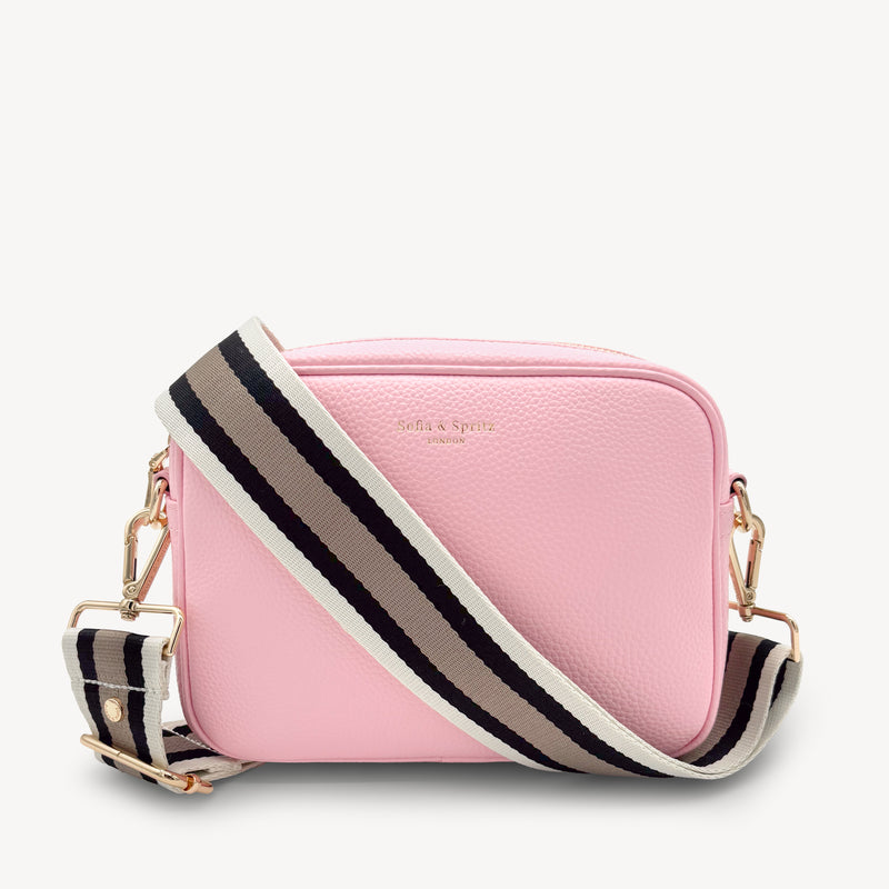 Black, Stone & Tan Stripe Strap