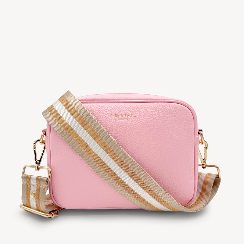 Champagne & Rose Gold Stripe Strap