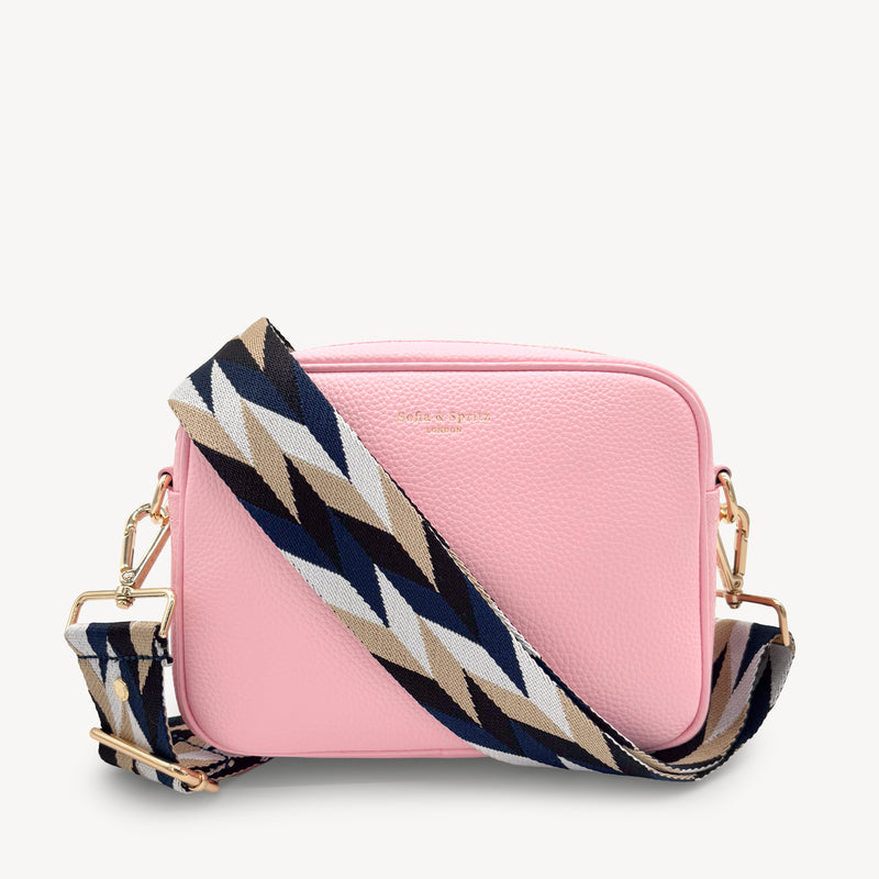 Navy & White Mosaic Strap