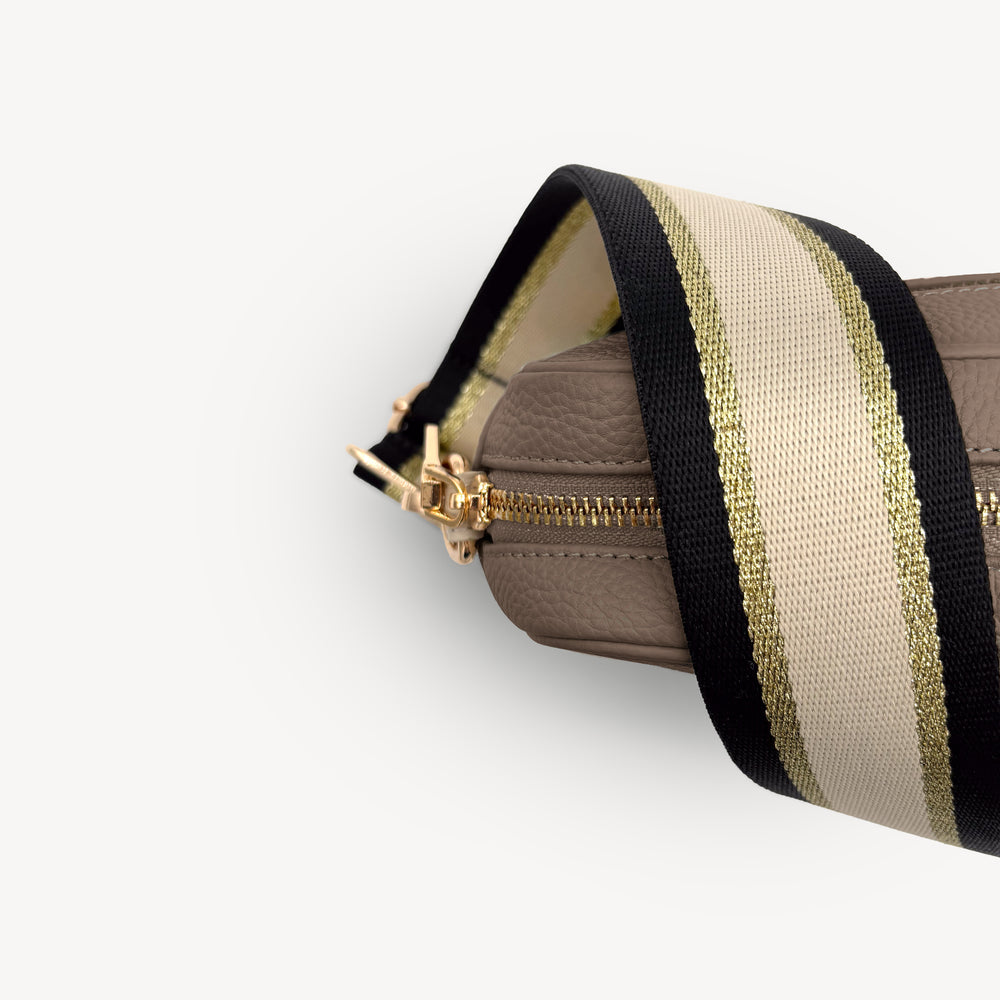 Black, Beige & Gold Stripe Strap thumbnail-image-50