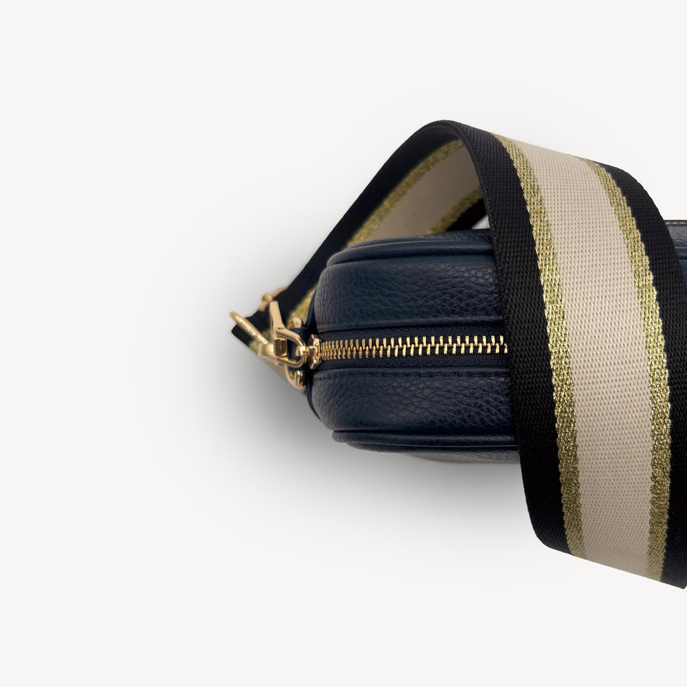 Black, Beige & Gold Stripe Strap thumbnail-image-6