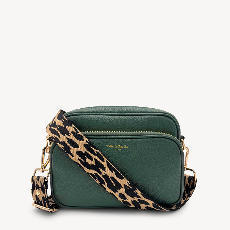 Black & Beige Leopard Strap