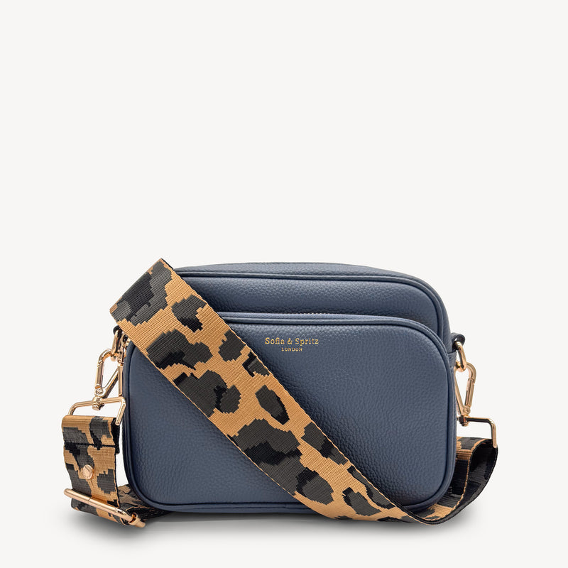 Gold & Grey Leopard Strap