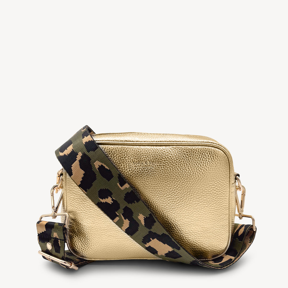 Olive Green & Gold Leopard Strap thumbnail-image-15