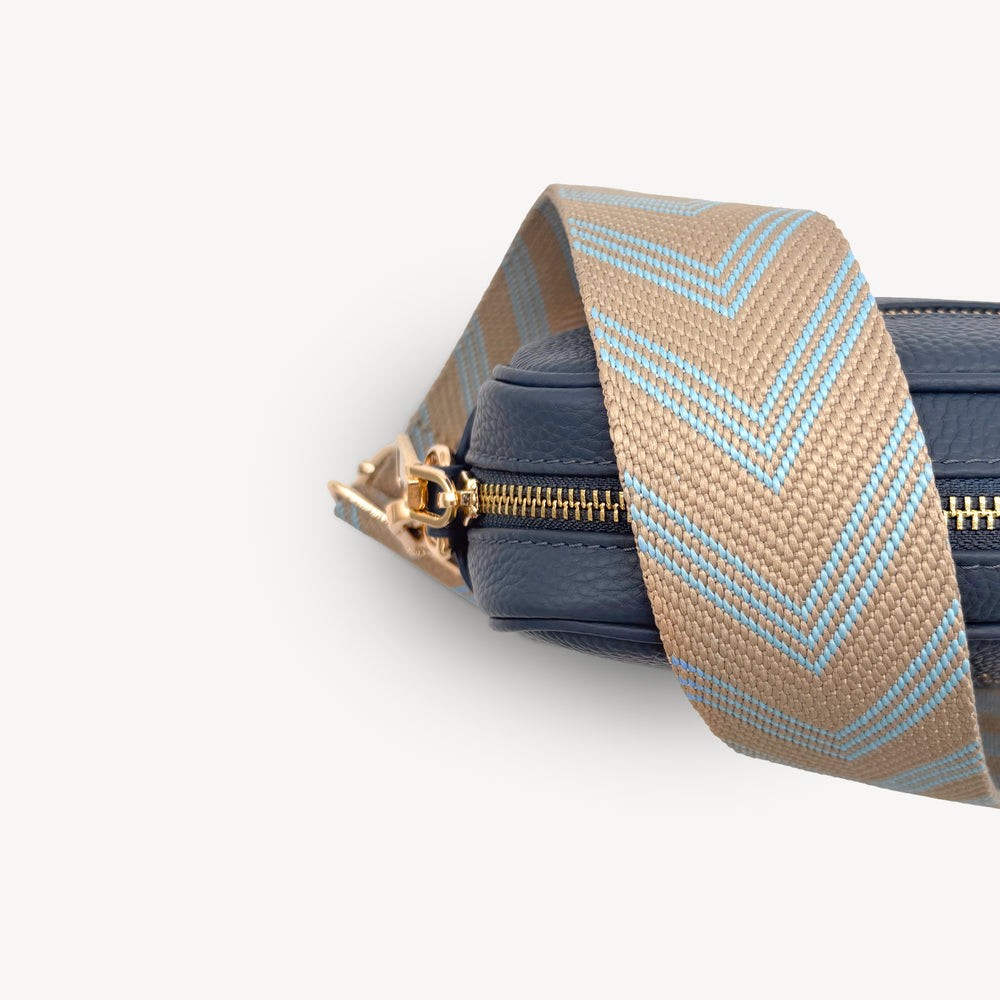 Pale Blue & Tan Arrow Strap thumbnail-image-16