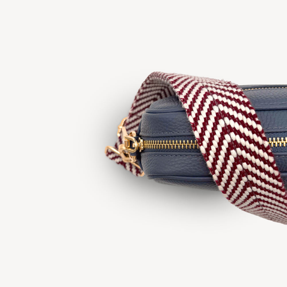 Burgundy & White Chevron Strap thumbnail-image-16