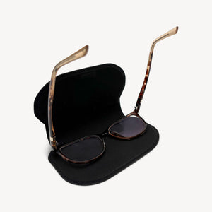 Slim Leather Glasses Case - Black thumbnail-image-6