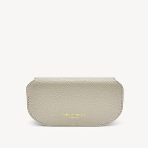 Slim Leather Glasses Case - Stone thumbnail-image-2