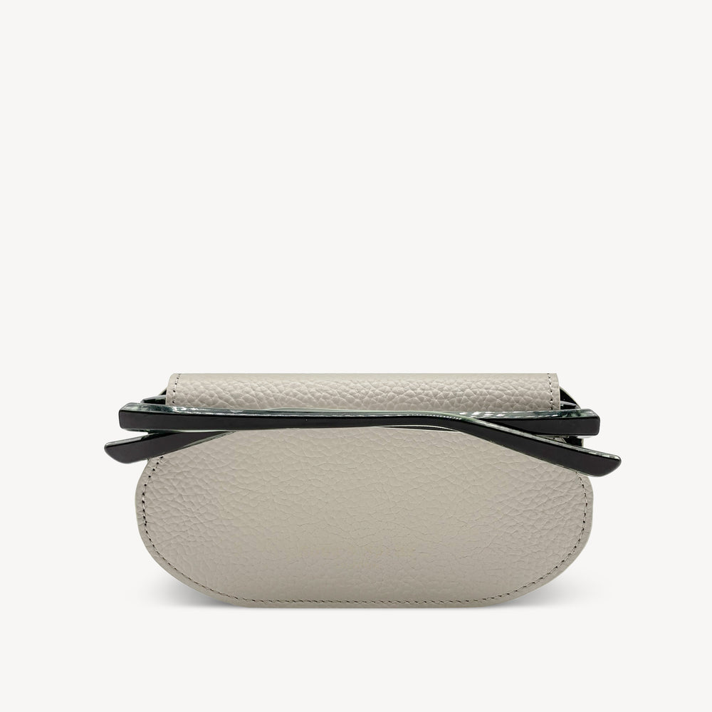 Slim Leather Glasses Case - Stone thumbnail-image-1
