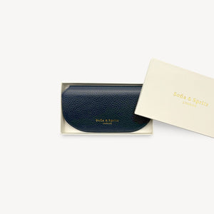 Slim Leather Glasses Case - Navy thumbnail-image-4