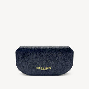 Slim Leather Glasses Case - Navy thumbnail-image-2