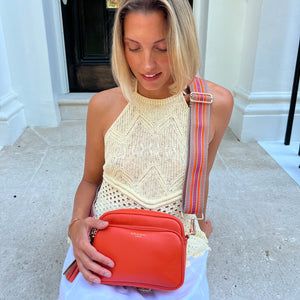 Alba Crossbody Bag - Orange thumbnail-image-7