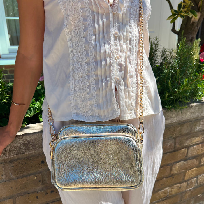 Alba Crossbody Bag - Gold