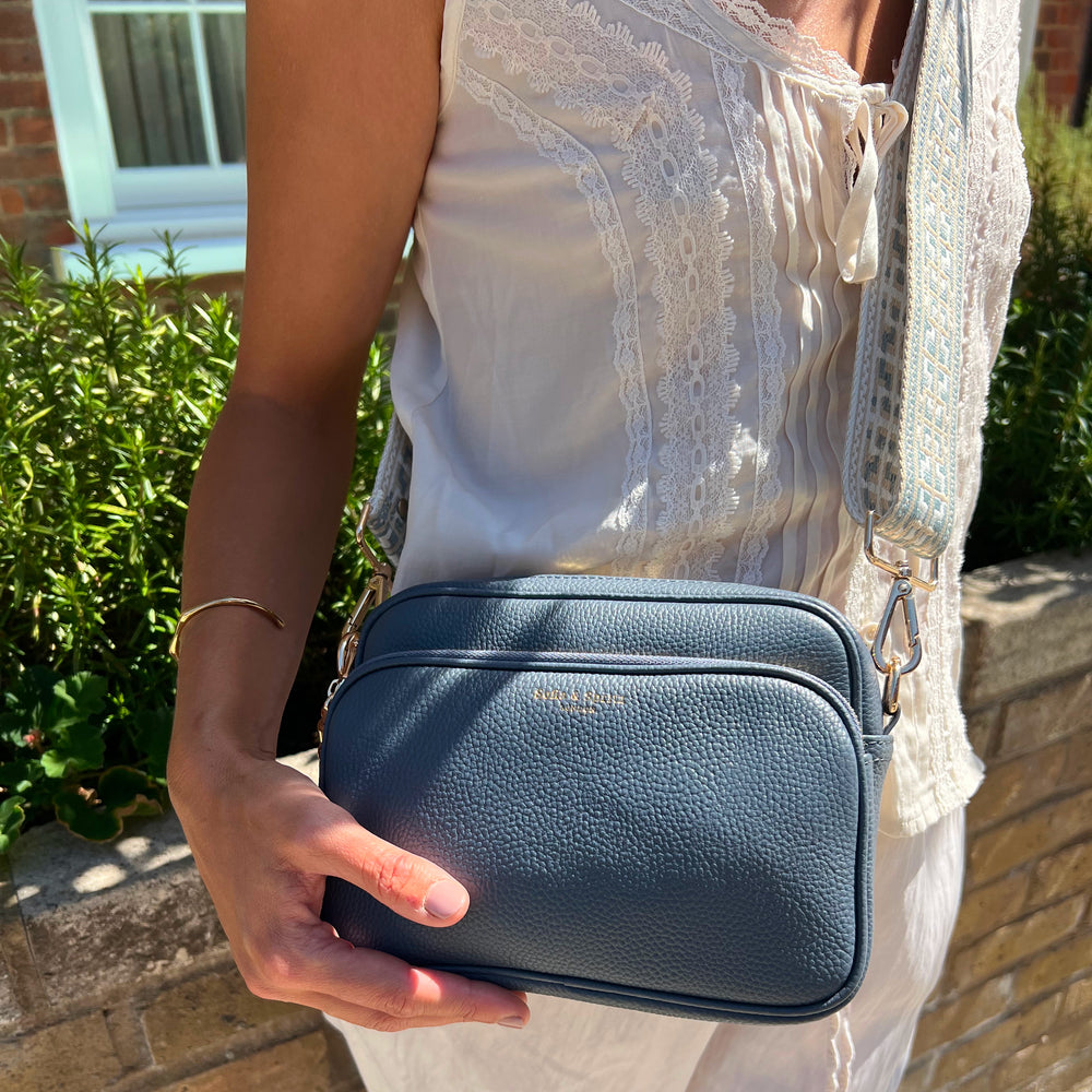 Alba Crossbody Bag - Shadow Blue thumbnail-image-13