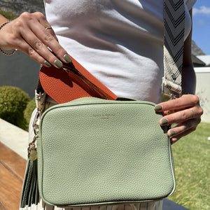 Slim Leather Glasses Case - Orange thumbnail-image-5