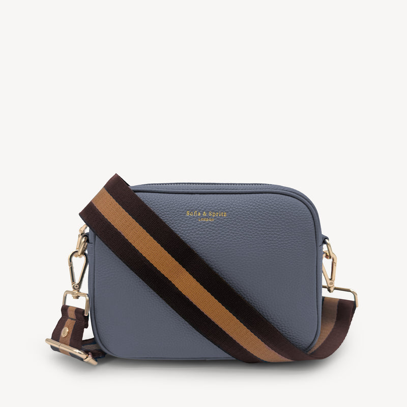 Chocolate Brown Stripe Strap