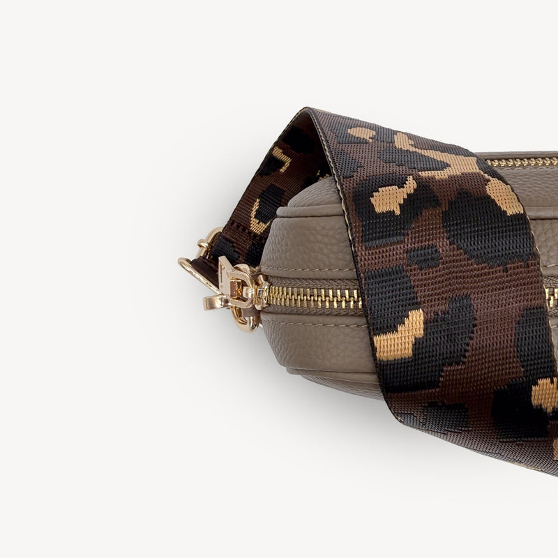 Brown & Gold Leopard  Strap