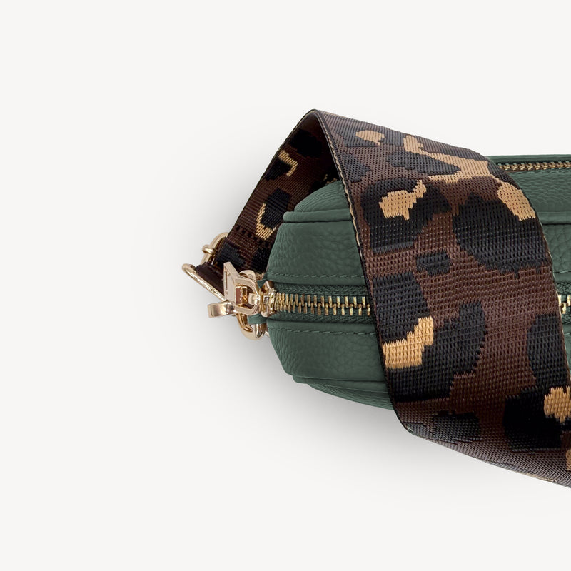 Brown & Gold Leopard  Strap