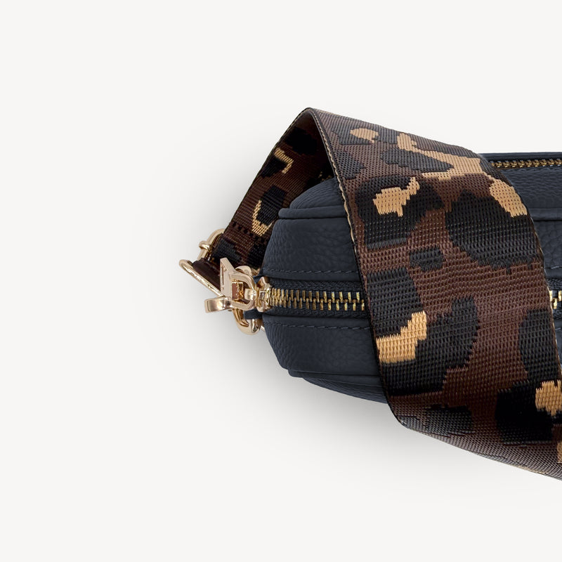 Brown & Gold Leopard  Strap