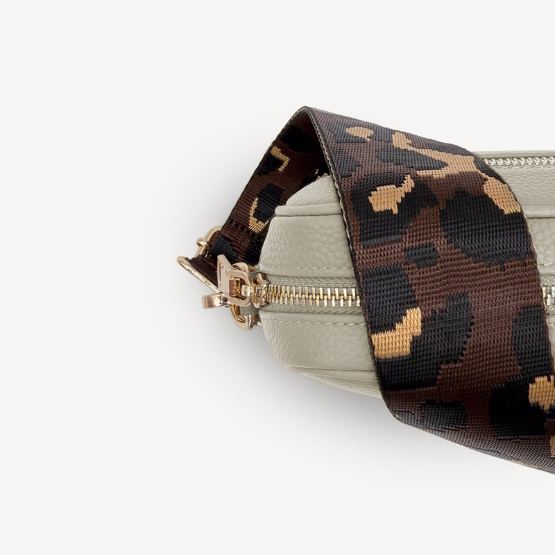 Brown & Gold Leopard  Strap