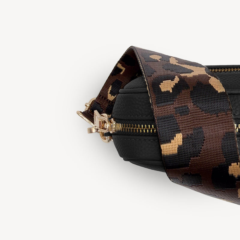 Brown & Gold Leopard  Strap