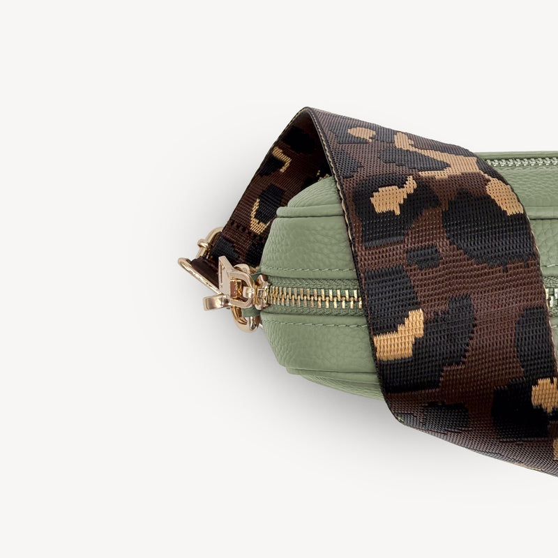 Brown & Gold Leopard  Strap