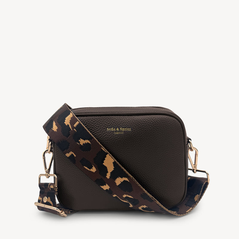 Brown & Gold Leopard  Strap