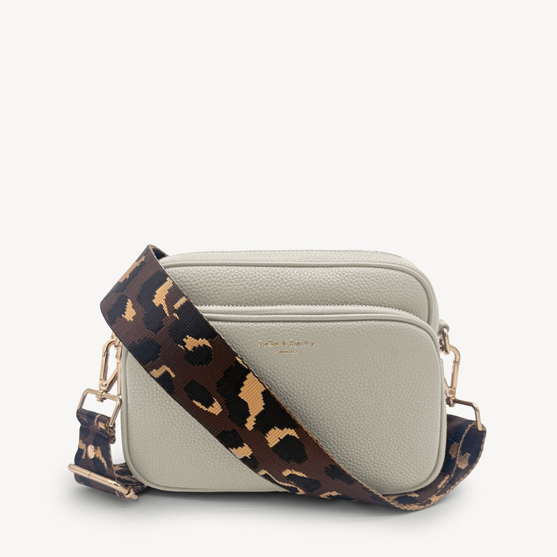 Brown & Gold Leopard  Strap