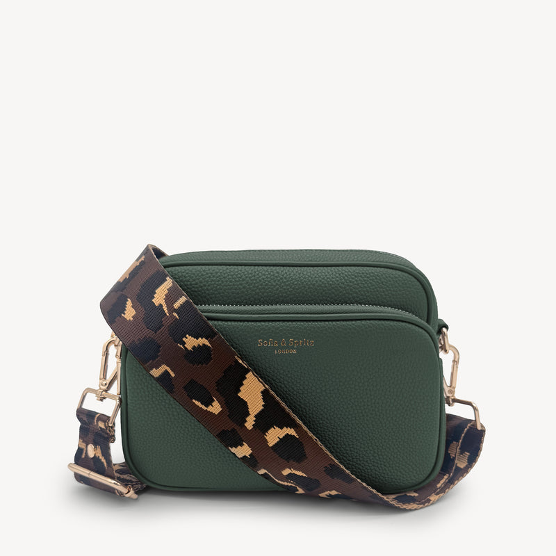 Brown & Gold Leopard  Strap